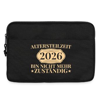 Partial retirement colleague 2026 early retirement gift idea - Laptop bag 13" - black - Front