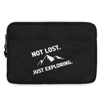 Hiking Mountains Trekking Hikers Outdoor Nature Forest - Laptop bag 13" - black - Front
