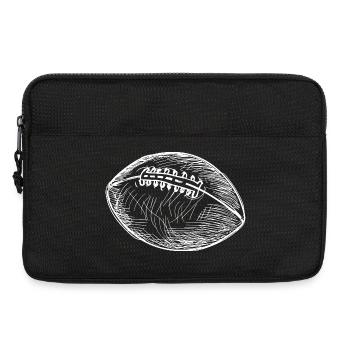 Art de la ligne de balle de football américain - Sacoche pour ordinateur portable 13 pouces - noir - Devant