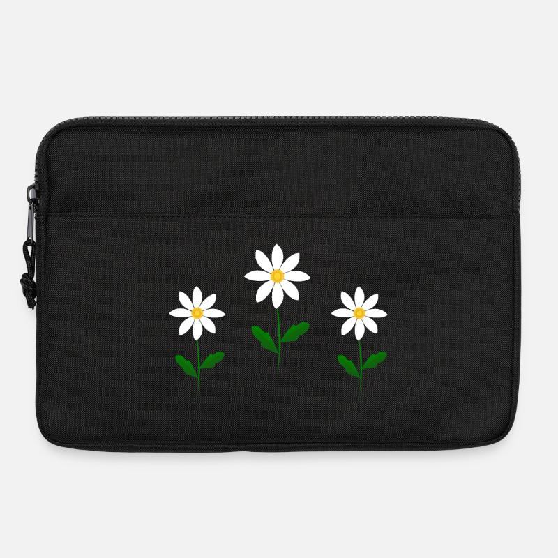 April-Geburtsblütenblümchen Cottagecore - Laptoptasche 13" - Schwarz
