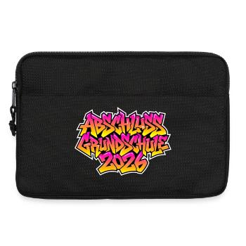 Grundschule Abschluss 2026 Graffiti - Laptoptasche 13" - Schwarz - Vorne