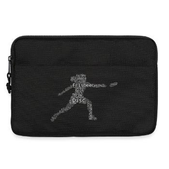 Disc Golf Gift Idea for a Disc Athlete - Laptop bag 13" - black - Front