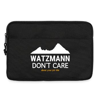 Titre de poste Watzmann Don’t Trust - Sacoche pour ordinateur portable 13 pouces - noir - Devant