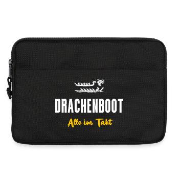 Drachenboot Team Geschenk Alle im Takt - Laptoptasche 13" - Schwarz - Vorne