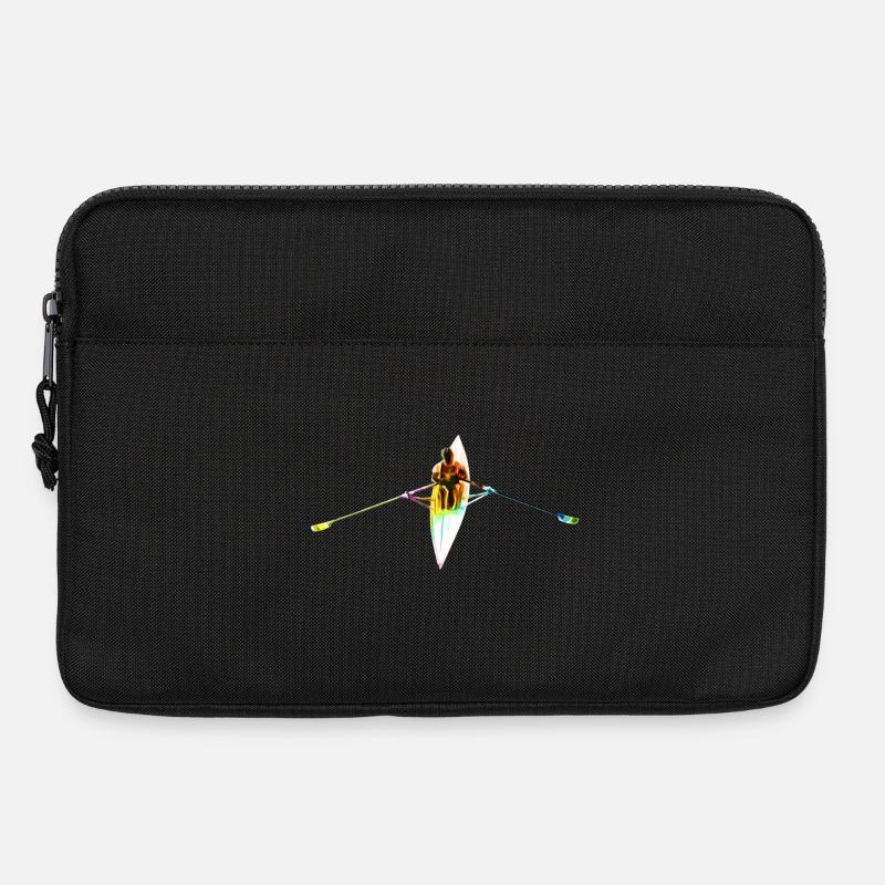 Bunter Ruderer - Laptoptasche 13" - Schwarz