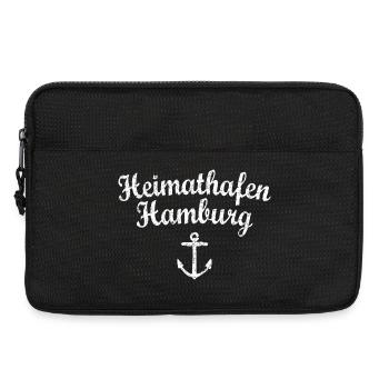 Heimathafen Hamburg (Vintage Weiß) Hamburg - Laptoptasche 13" - Schwarz - Vorne