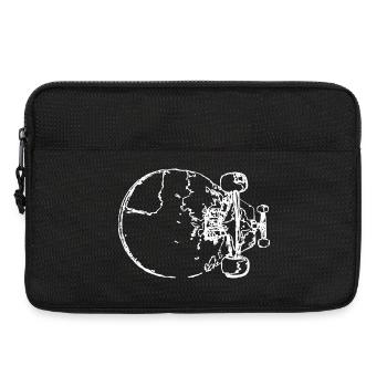 Skateboard Skizze - Laptoptasche 13" - Schwarz - Vorne