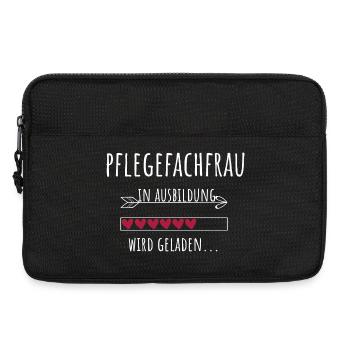 Pflegefachfrau in Ausbildung Geschenk - Laptoptasche 13" - Schwarz - Vorne