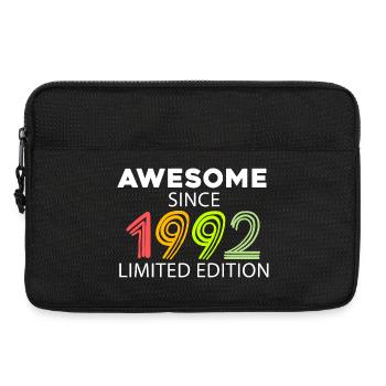 Fantastique depuis 1992 - né en 1992 - Sacoche pour ordinateur portable 13 pouces - noir - Devant