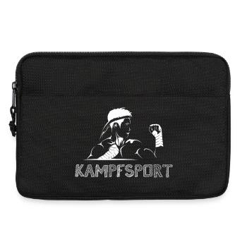 muay thai Symbol Kämpfer Kampfsport gym Dojo - Laptoptasche 13" - Schwarz - Vorne