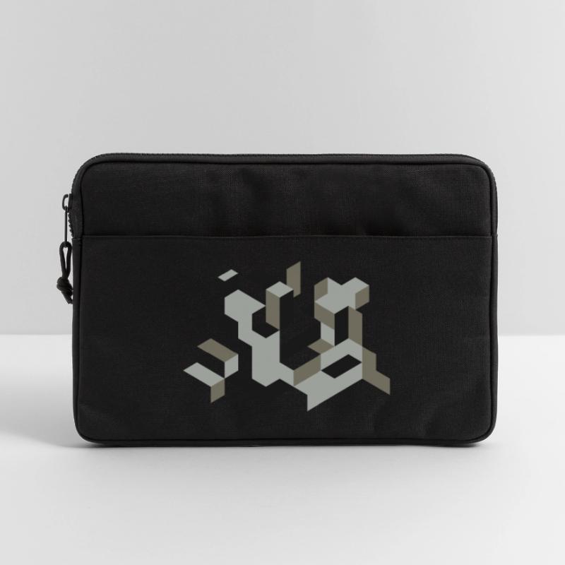 Perspective Construction Cube Dyeing Yourself Labyrinth 3D Laptop bag 13"