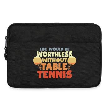 Ping Pong Motivation - Sacoche pour ordinateur portable 13 pouces - noir - Devant