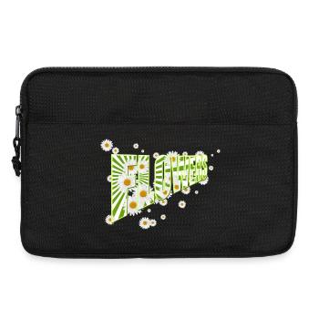 Fleurs, marguerites, marguerites, nature, jardin - Sacoche pour ordinateur portable 13 pouces - noir - Devant