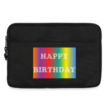 JAHRESTAG. ALLES GUTE ZUM GEBURTSTAG. ALLES GUTE ZUM GEBURTSTAG. - Laptoptasche 13" - Schwarz - Vorne