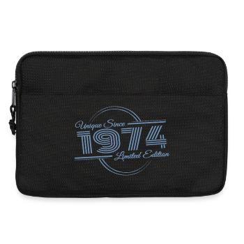 Unique since vintage 1974 retro - Laptop bag 13" - black - Front