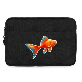 Goldfisch Nr.1 - Laptoptasche 13" - Schwarz - Vorne