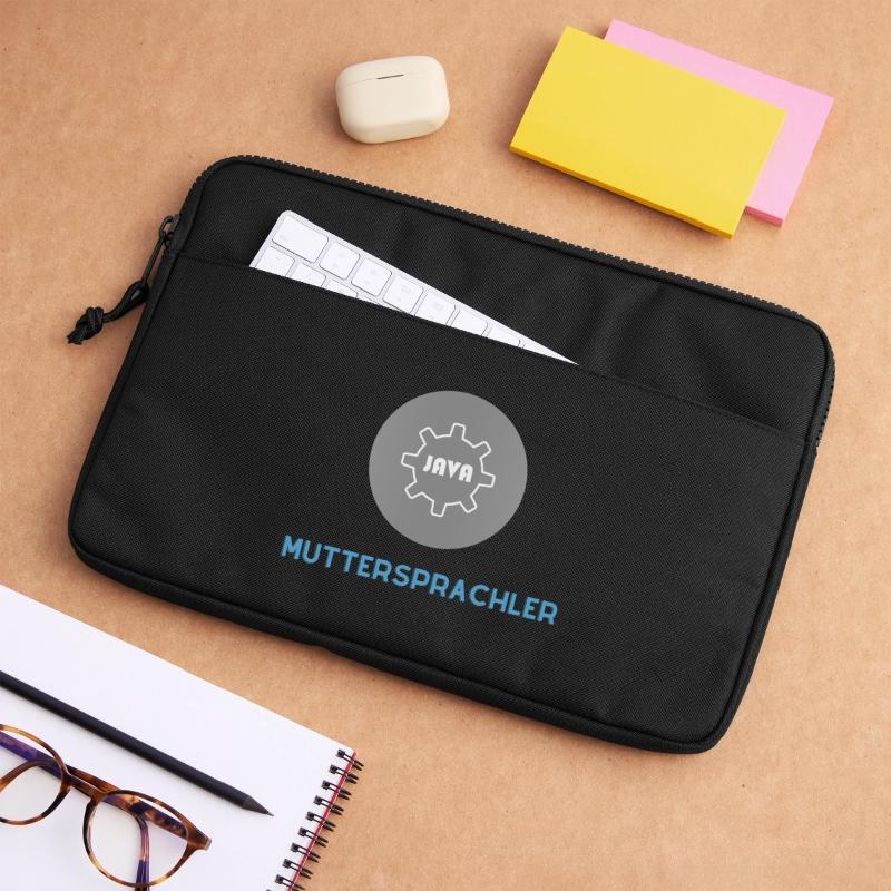 Muttersprachler: JavaScript Edition Laptoptasche 13"