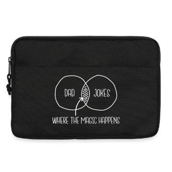 Dad Jokes Magic - Laptop bag 13" - black - Front