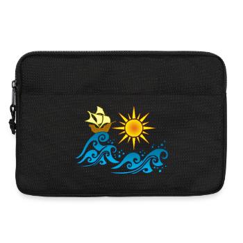 Journey to a better world - Laptop bag 13" - black - Front