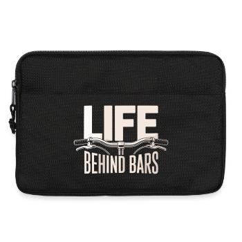 Life Behind Bars Rad Shirt - Laptop bag 13" - black - Front