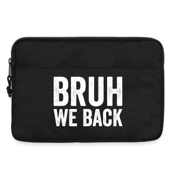 Brother, we're going back to school, first bailiff - Laptop bag 13" - black - Front