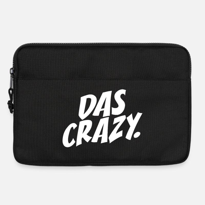 Das Crazy Jugendsprache Insider Meme Cool Verrückt - Laptoptasche 13" - Schwarz