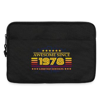 Awesome since 1978 Limited Edition - Laptop bag 13" - black - Front