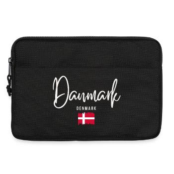 Danish roots, I love Denmark - Laptop bag 13" - black - Front
