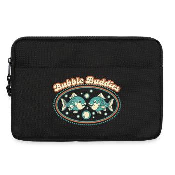 Bubble Buddies - Laptoptasche 13" - Schwarz - Vorne