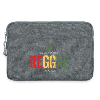 Rock Reggae Disco Punk Music Vêtements - Sacoche pour ordinateur portable 13 pouces - gris chiné - Devant