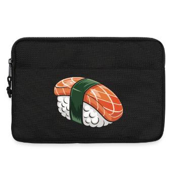 Nigiri Sushi mit Grüner Band - Laptoptasche 13" - Schwarz - Vorne