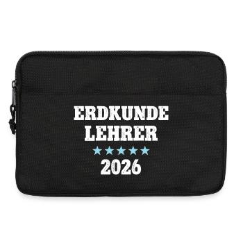 Geography Teacher 2026 Geography Teacher Geo School - Laptop bag 13" - black - Front