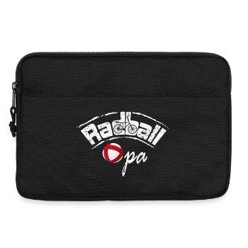 Radball, Cycleball, Hallenradsport, Opa - Laptoptasche 13" - Schwarz - Vorne