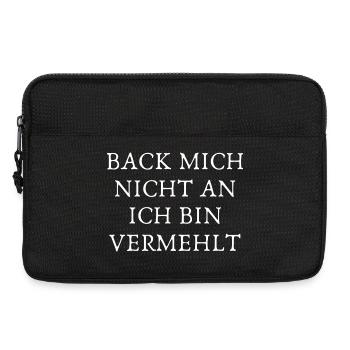 Don't bake me - I'm floured - Laptop bag 13" - black - Front