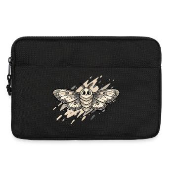 Illustration du papillon de nuit - Sacoche pour ordinateur portable 13 pouces - noir - Devant