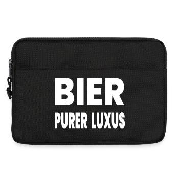 Bier - Laptoptasche 13" - Schwarz - Vorne