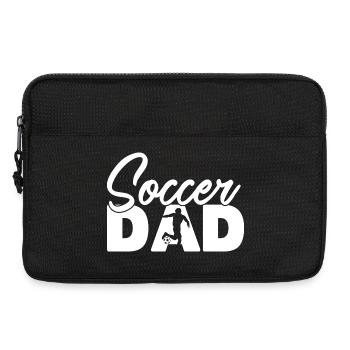 Père Football Père Silhouette Sport Football - Sacoche pour ordinateur portable 13 pouces - noir - Devant