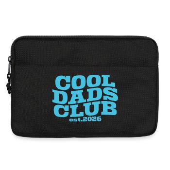 Club des papas cool - cadeau papa pour la fête des pères - Sacoche pour ordinateur portable 13 pouces - noir - Devant