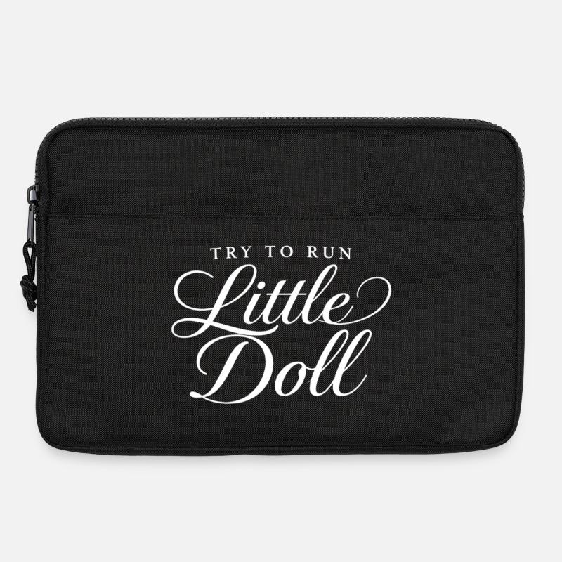 Try to run Little doll - Laptoptasche 13" - Schwarz
