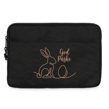 God Påske, Süßes Hasen Oster Shirt, Tasche, Hoodie - Laptoptasche 13" - Schwarz - Vorne