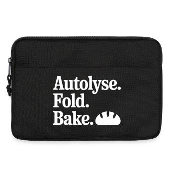 Autolyse Fold Bake Croissant - Laptop bag 13" - black - Front