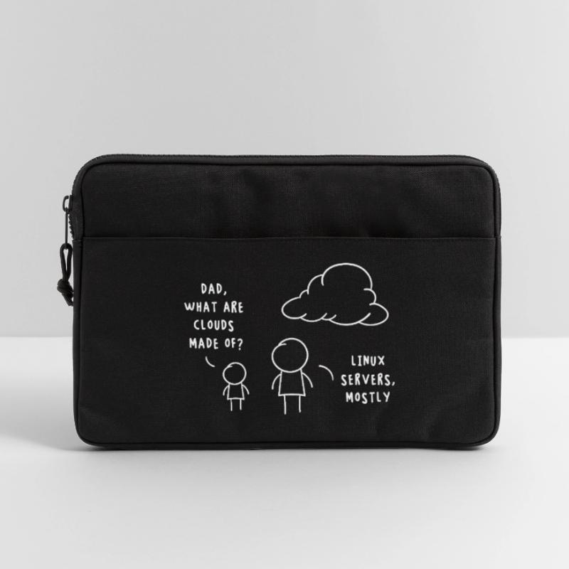 Linux Server Cloud Computing Funny Saying Laptop bag 13"