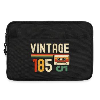 Vintage 185 Cassette Stripe - Laptop bag 13" - black - Front