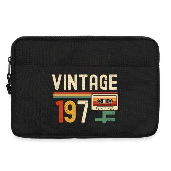 VINTAGE 1970 Cassette Bandes - Sacoche pour ordinateur portable 13 pouces - noir - Devant