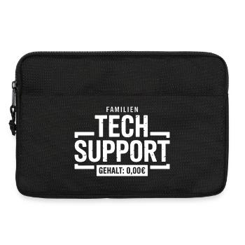 Familien Tech Support Gehalt 0,00€ - Laptoptasche 13" - Schwarz - Vorne
