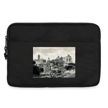 Rome sépia : Colisée et place - Sacoche pour ordinateur portable 13 pouces - noir - Devant