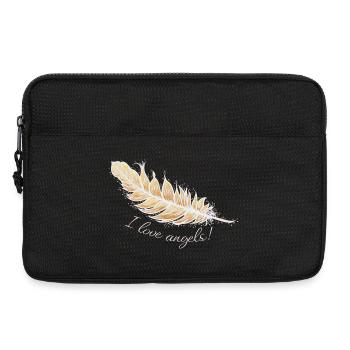 Angel feather Love - Sonja Ariel von Staden - Laptop bag 13" - black - Front