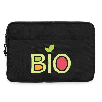 bio team company club friends fruits food vegan - Laptoptasche 13" - Schwarz - Vorne