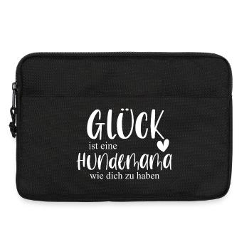 Hundemama Hund Hundemensch Mama Muttertag Geschenk - Laptoptasche 13" - Schwarz - Vorne