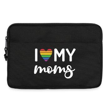 Ich liebe meine Mütter - Laptoptasche 13" - Schwarz - Vorne